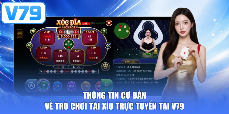 Thông tin cơ bản về trò chơi tài xỉu trực tuyến tại V79